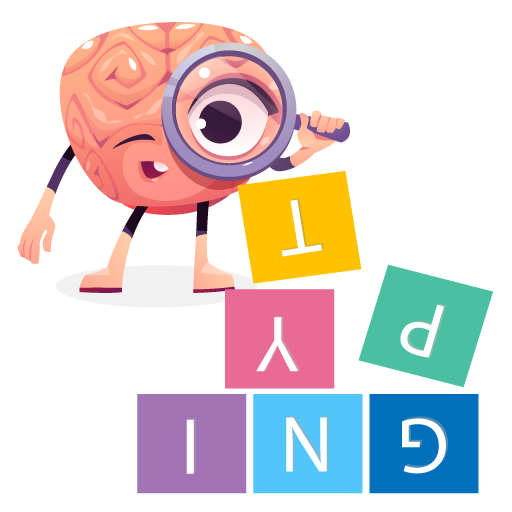 English Letter puzzle: Up Down app icon