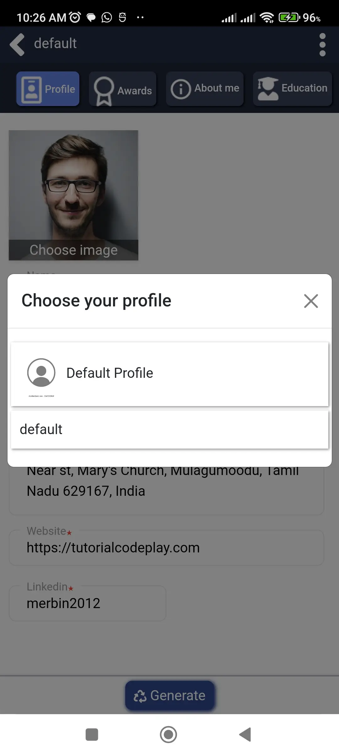 Resume maker - CV builder app screenshot 1 for Android & iOS