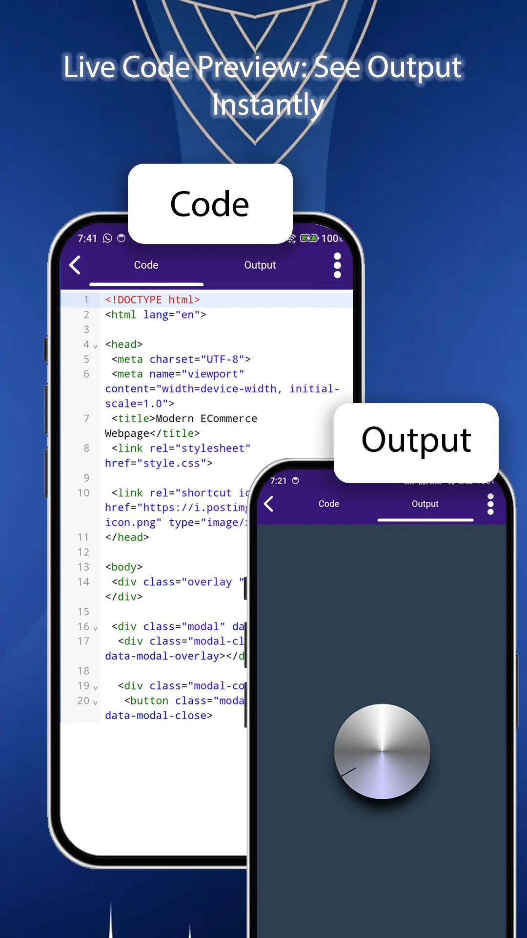 HTML Editor app screenshot 4 for Android & iOS