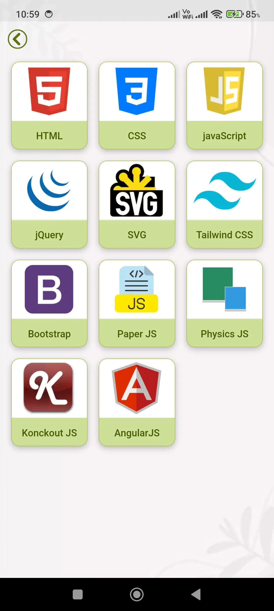 HTML Code Play app screenshot 4 for Android